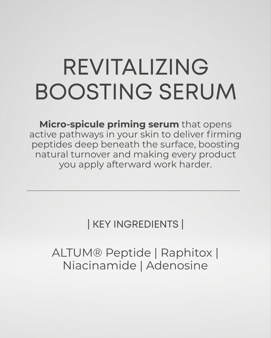 Revitalizing Boosting Serum